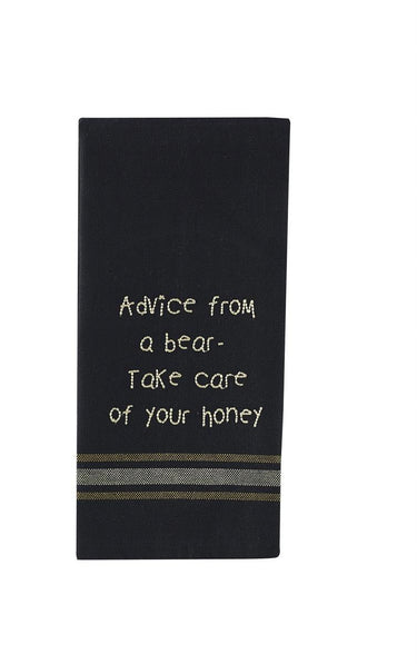 Advice From A - Bear Dishtowel Park Designs - The Fox Decor